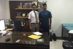 R P Singh Indian cricketer treated by Dr. Prateek