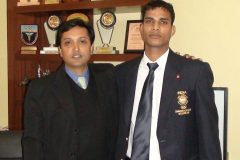 Riyaz Uddin national basketball player treated for Dislocated shoulder by Dr. Prateek