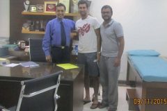 Yuki Bhambri Indian tennis player treated by Dr. Prateek Gupta
