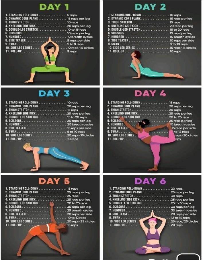 28 days pilates plan
